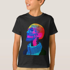 Cyber Skull – Futuristisk Anatomi Konst T Shirt
