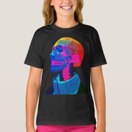 Cyber Skull – Futuristisk Anatomi Konst T Shirt