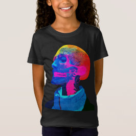 Cyber Skull – Futuristisk Anatomi Konst T Shirt