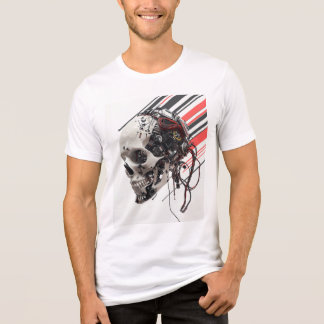 Cyber Skull T Shirt
