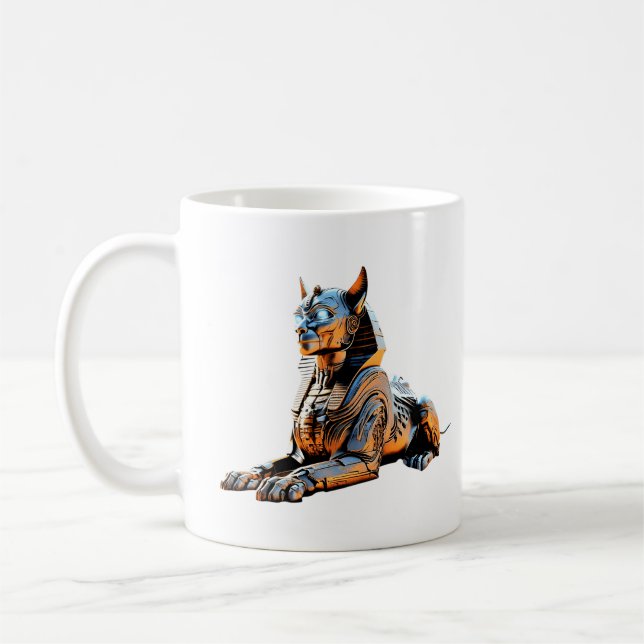 Cyber Sphinx Guardian Kaffemugg (Vänster)