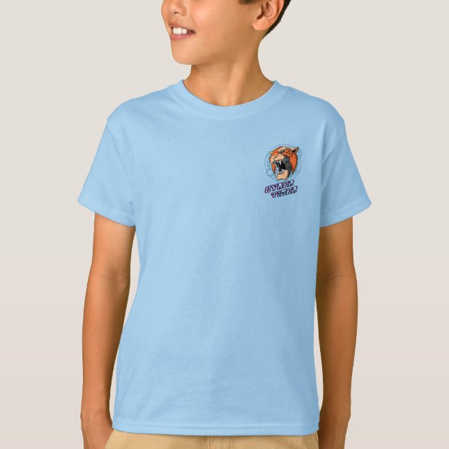Cyber Tiger | Barn T Shirt (Framsida)