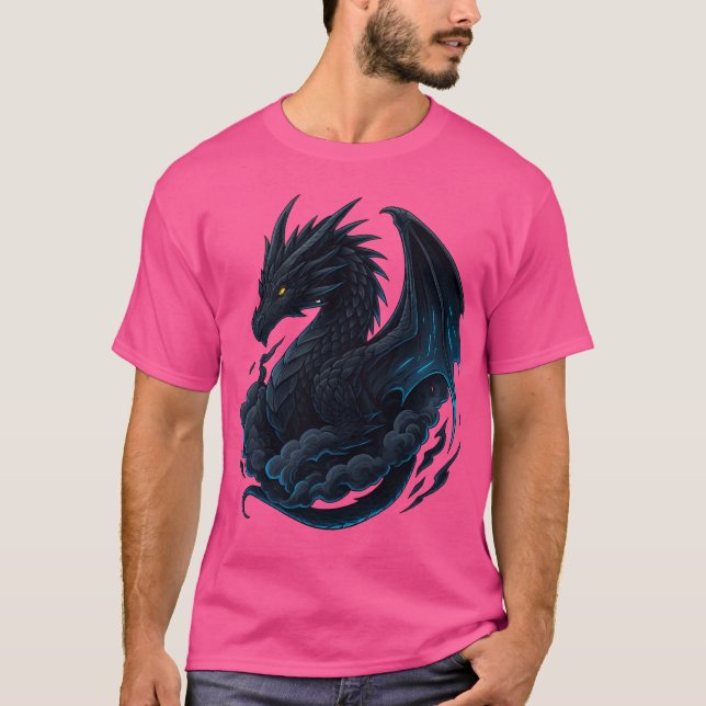 Cyber Tiger - Guardian of the Neon Realm T Shirt (Framsida)