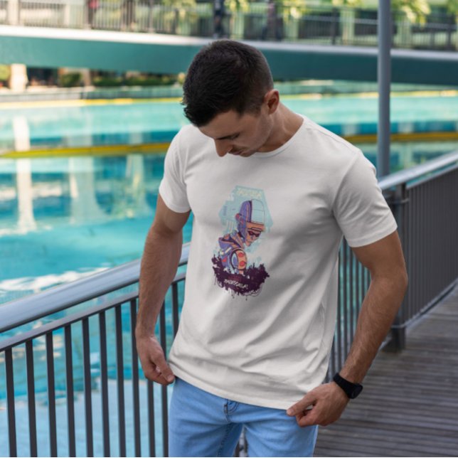 Cyber Urban Sci Fi Evil Robot T Shirt (Skapare uppladdad)