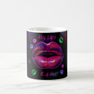 Cyber Venus Läppar - Mitt Läppar R 4 U Kaffemugg