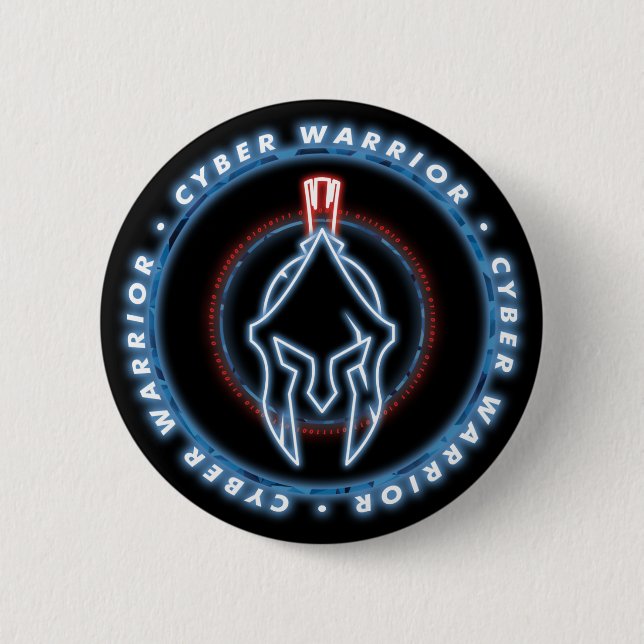 CYBER WARRIOR BADGE SEAL KNAPP (Framsida)