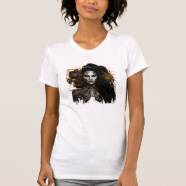 Cyber Woman: En Futuristiska och Edgy design T Shirt