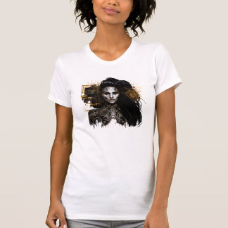 Cyber Woman: En Futuristiska och Edgy design T Shirt