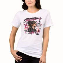 Cyber Y2K Dröm Större Streetwear Grafisk T-Shirt E
