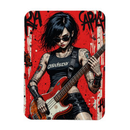 CyberBass Rebelling Flexible Photo Magnet