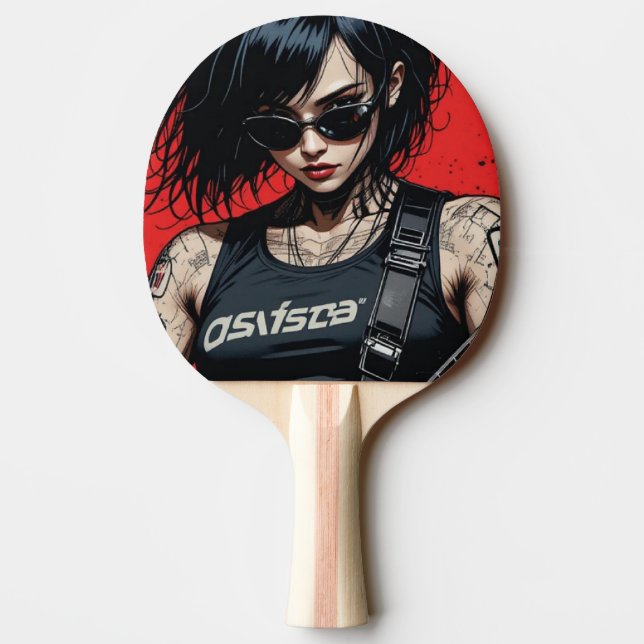 CyberBass Rebelling Ping Pong Paddle Pingisracket (Baksidan)