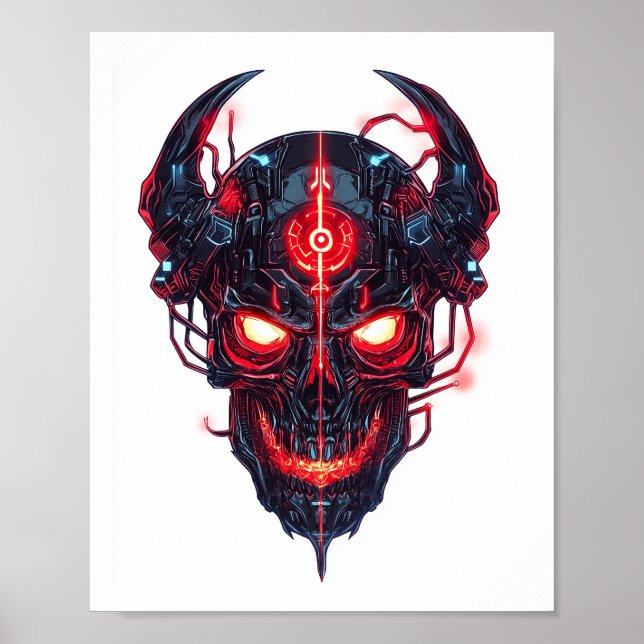 Cyberdemon Skallekung Poster (Framsidan)