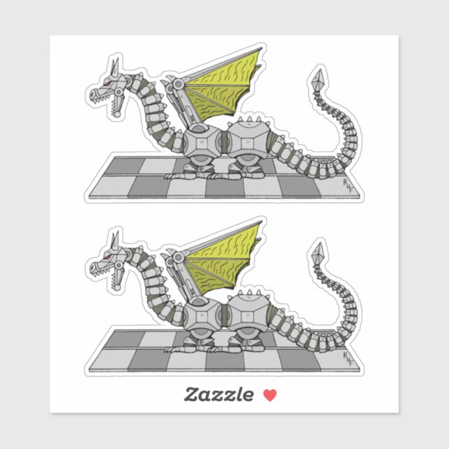 Cyberdragon Klistermärken (Ark)