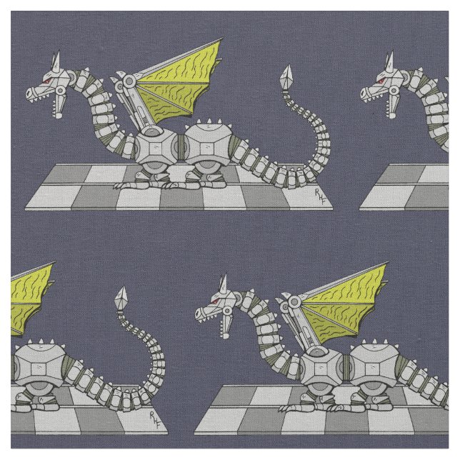 Cyberdragon Tyg (Närbild)