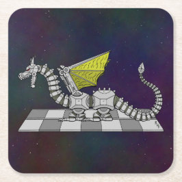 Cyberdragon Underlägg Papper Kvadrat