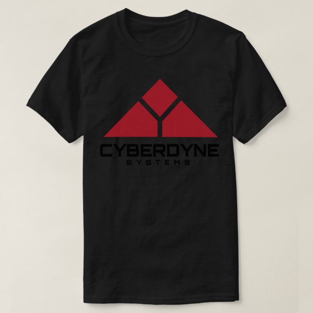 CYBERDYNE LOGOTYP Sticker T Shirt (Design framsida)