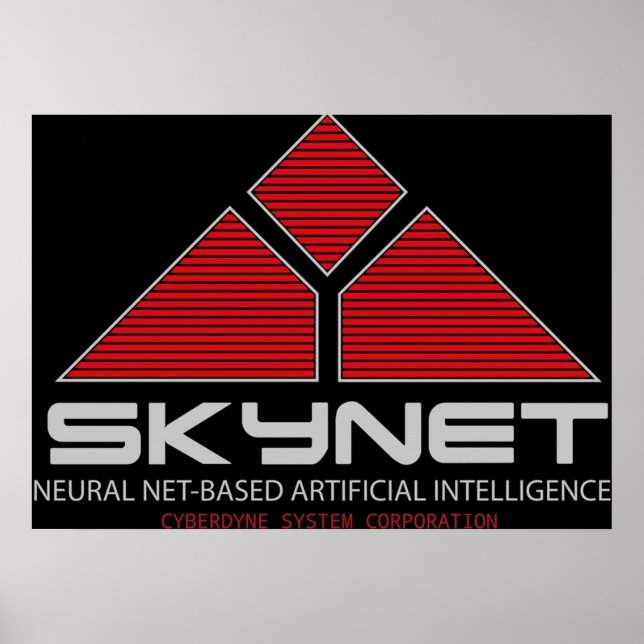 Cyberdyne Skynet Systems Poster (Framsidan)