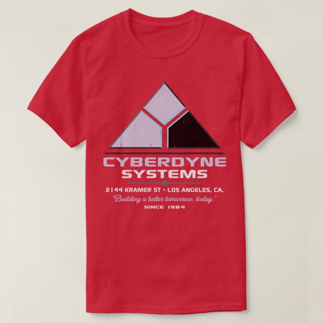 Cyberdyne Systems Bygger bättre i morgon idag T Shirt (Design framsida)