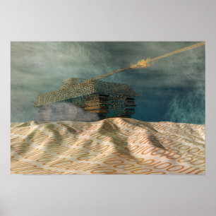 Cyberkrigaffisch Poster