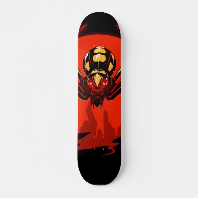 cyberkryddare mini skateboard bräda 18,5 cm (Framsida)