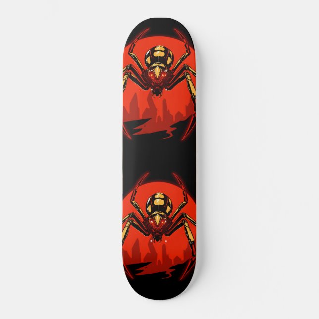 cyberkryddare mini skateboard bräda 18,5 cm (Framsida)