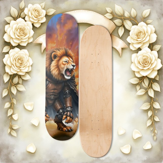 Cyberlejonet från ödemarkerna  mini skateboard bräda 18,5 cm (Skapare uppladdad)