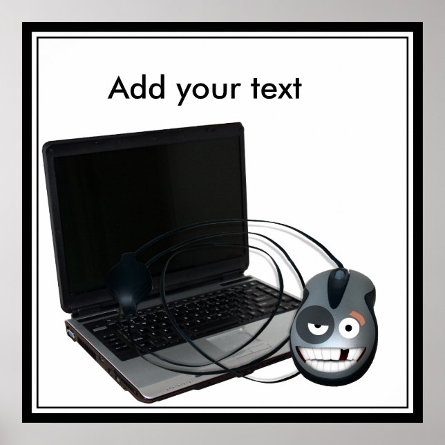 Cybermåndag - lägg till ditt meddelande poster (Framsidan)