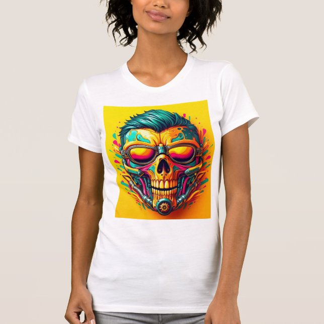 Cybermasker T Shirt (Framsida)