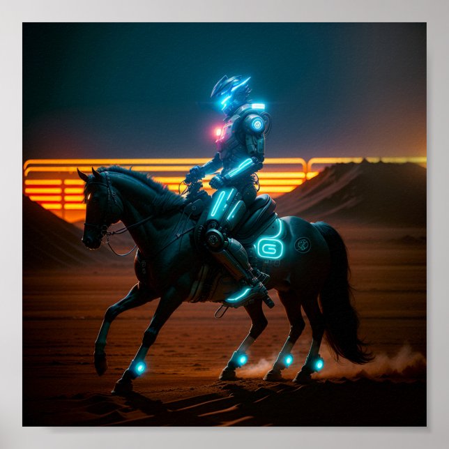 Cybernetic Cowboy Poster (Framsidan)