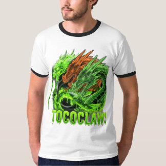 Cybernetic Dragon Trio Ringer Tröja – Neongrön T