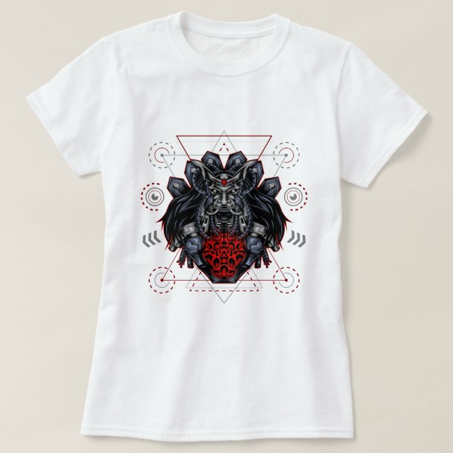 Cybernetic Samurai T Shirt (Design framsida)
