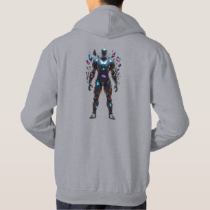 Cybernetic Warrior Hoodie Futuristiska Robot