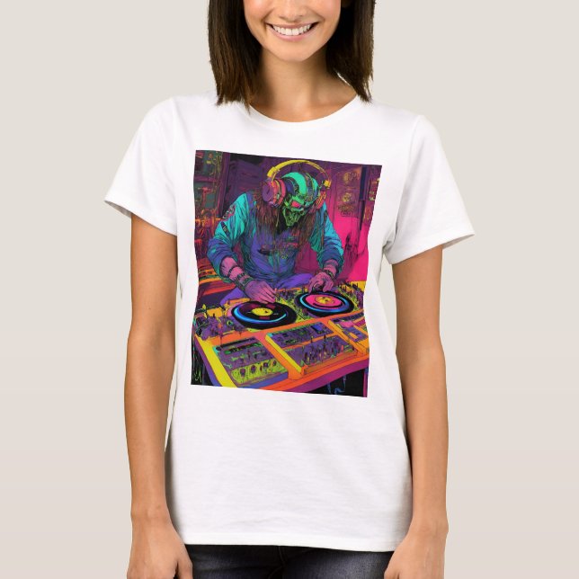 Cybernetisk fängelsemisod: 80s-insp t shirt (Framsida)