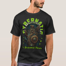 Cybernetisk grafik T-shirt