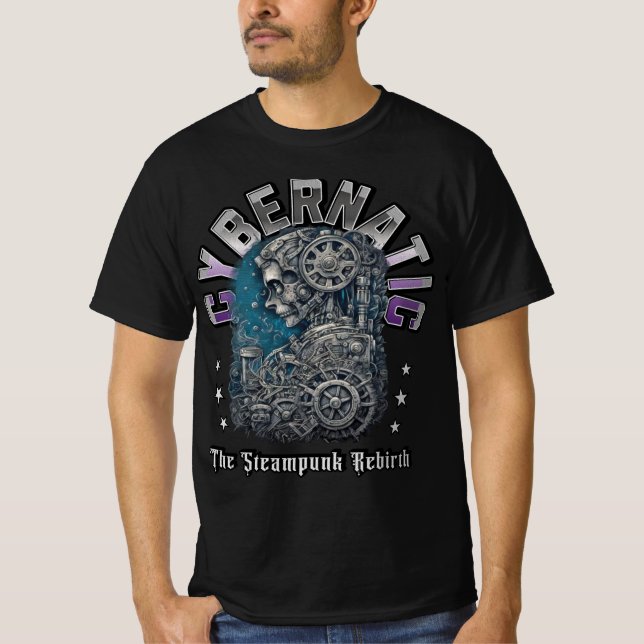 Cybernetisk grafik T-shirt (Framsida)