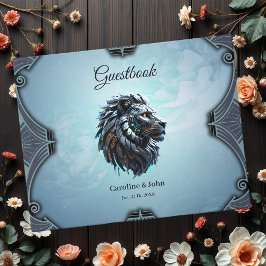 Cybernetisk Lejon Fusion of Power and Technology Gästböcker