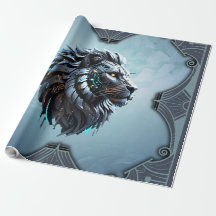 Cybernetisk Lejon Fusion of Power and Technology