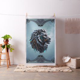 Cybernetisk Lejon Fusion of Power and Technology Tyg