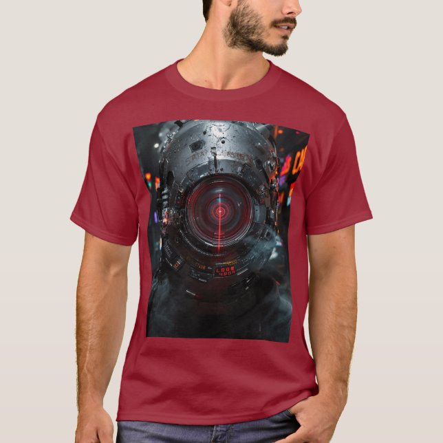 Cybernetisk syn t shirt (Framsida)
