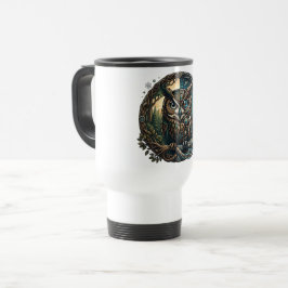 Cybernetisk Ugglas Natur vs Teknologi Steampunk Resemugg