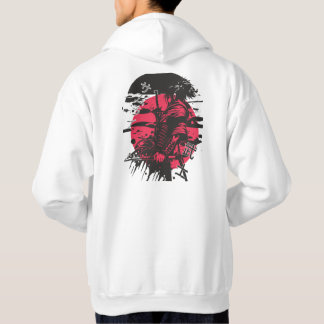 Cyberpunk Abstrakt Röd Dödskalle Tröja – Streetwea Hoodie