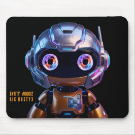 Cyberpunk AI Robot Musmatt #00012 | AIC Rustyx Musmatta