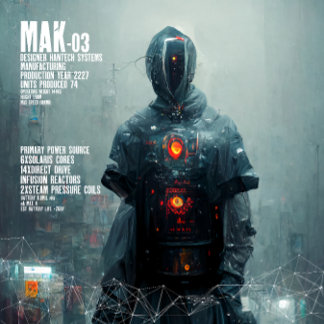 Cyberpunk Android Poster I direkthämtning