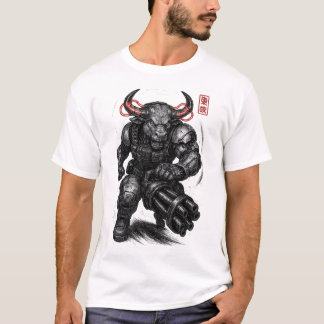 Cyberpunk Bull (Berserker) T Shirt