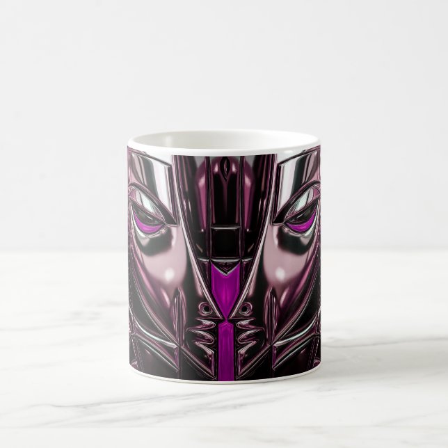 Cyberpunk Chrome Muse Kaffemugg (Center)
