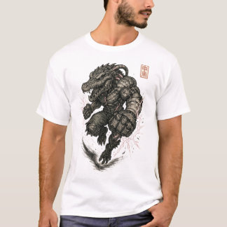 Cyberpunk Crokodile Hunter T Shirt
