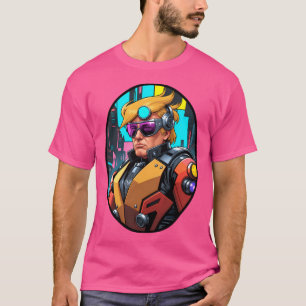 Cyberpunk Cyborg Donald Trump T Shirt