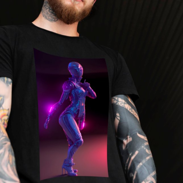 Cyberpunk Dancer i Klubben T Shirt för Vuxnor (Skapare uppladdad)