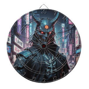 Cyberpunk Demon Samurai Darttavla