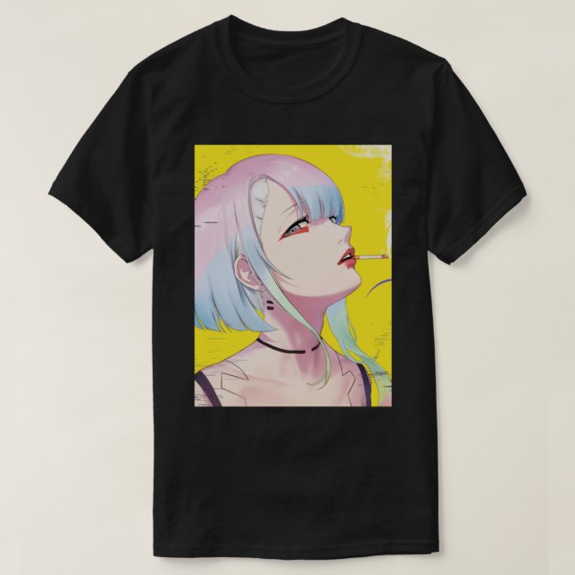 Cyberpunk Edgerunners Lucy T Shirt (Design framsida)